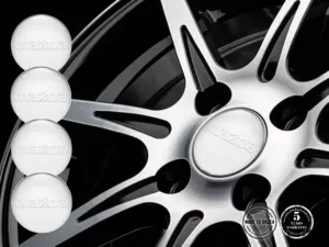 Mazda Felgenaufkleber Version Stilvolles gewölbtes Design